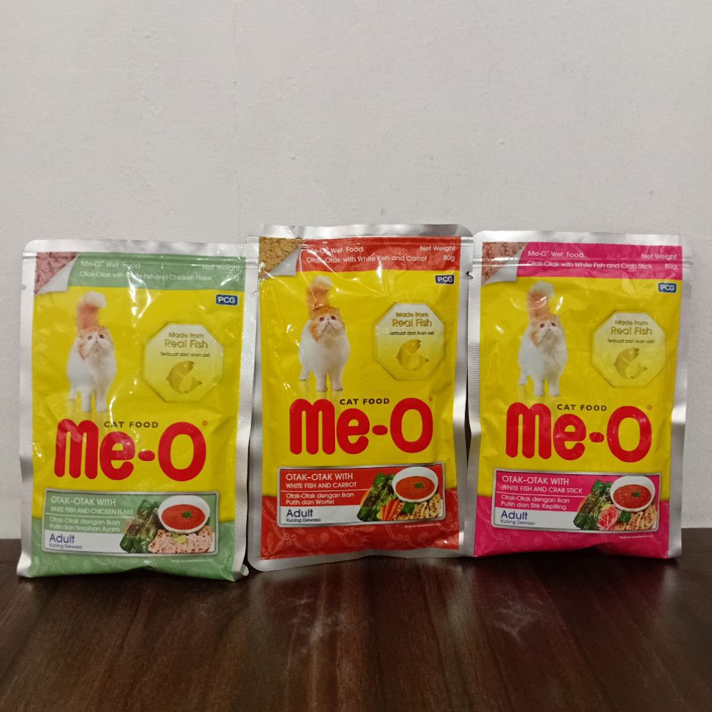 MEO POUCH ADULT RASA OTAK OTAK 80GR