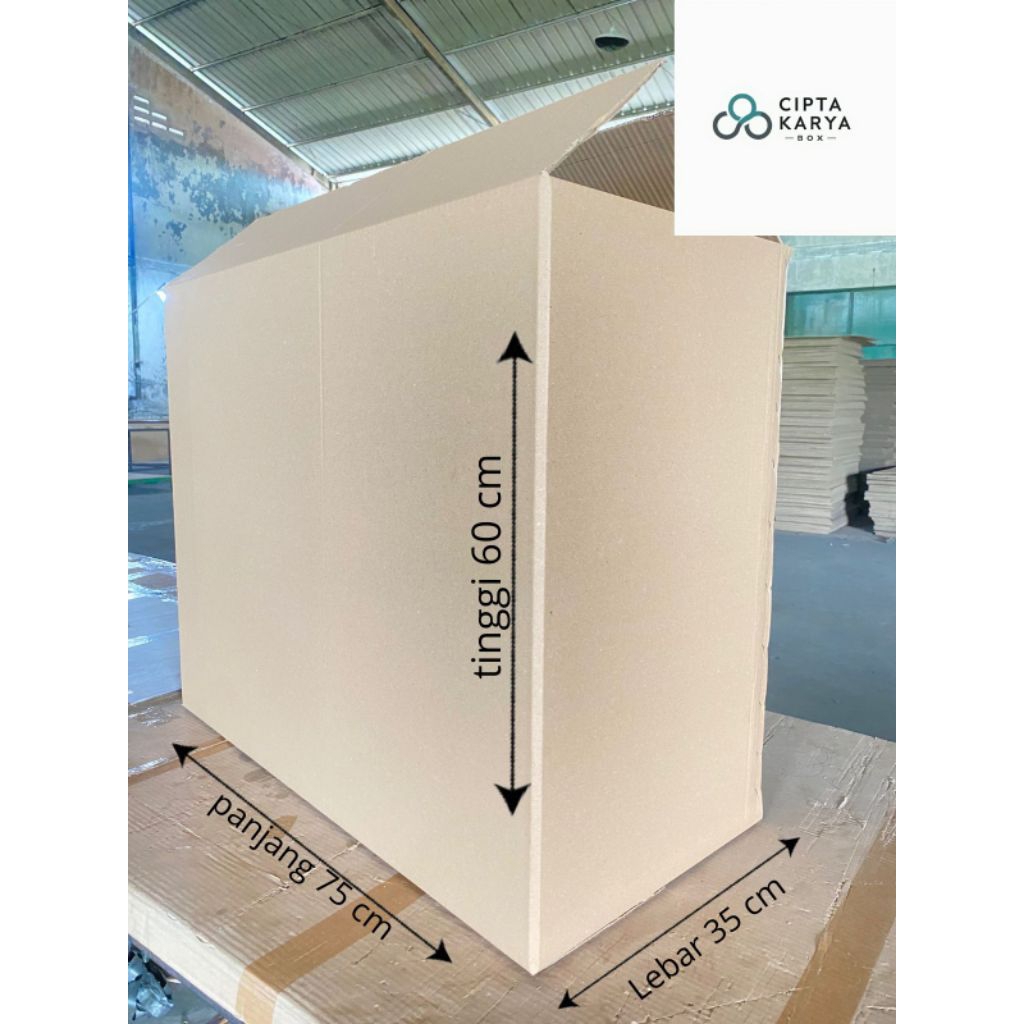 

kardus box packing out dor ac 75x35x60