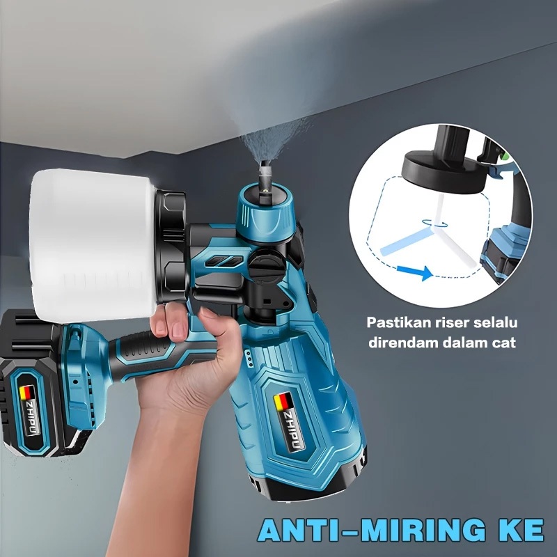 AQW ZHIPU Spraygun cat semprot 1m Semprot cat Alat cat semprot Semprotan cat Spray gun Spray cat
