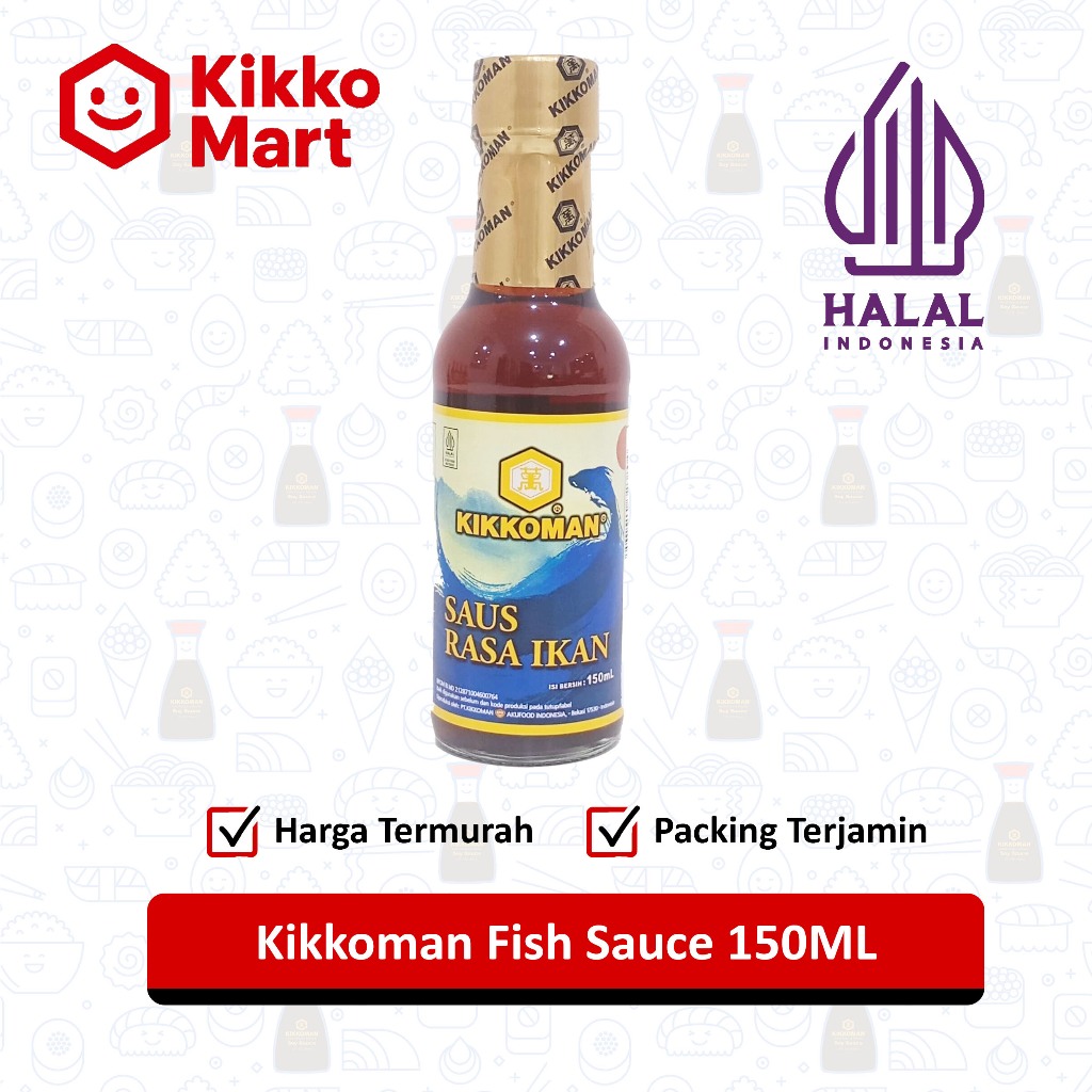 

Kikkoman Fish Sauce Halal 150ml – Saus Ikan Gurih Ala Asia Tenggara – Cocok untuk Tumisan, Sup, Saus Celup, dan Masakan Harian