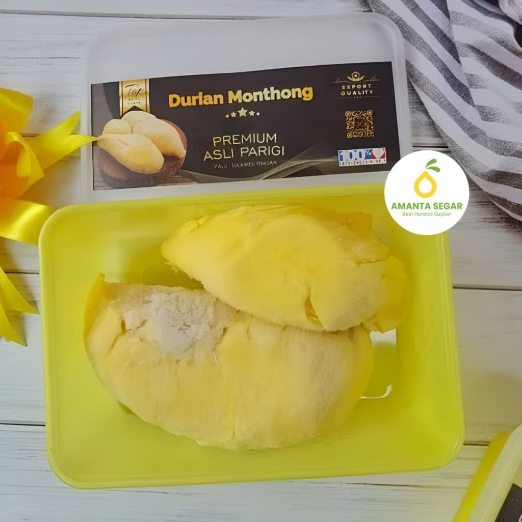 Durian Kupas Durpas Montong Palu Asli Parigi Box