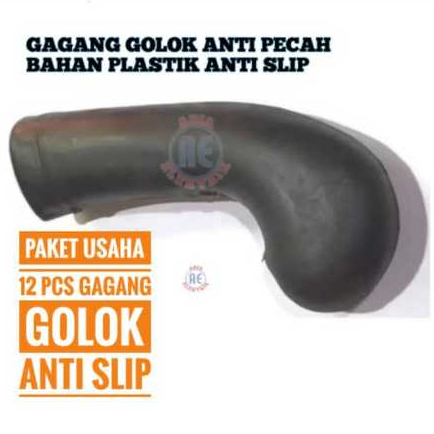 Gagang Golok Plastik Anti Pecah dan Tidak Licin Terlaris / Gagang Golok Hitam / Gagang Arit / Gagang