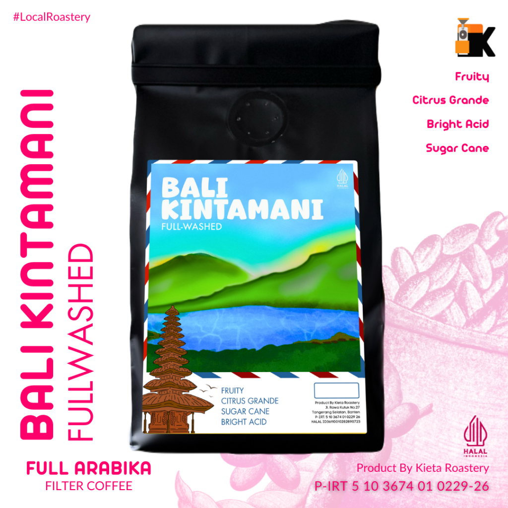

Kieta Roastery - Biji Kopi Bali Kintamani 100% Arabika 100g-200g / Bubuk Roasted Coffee Bean Filter Single Origin