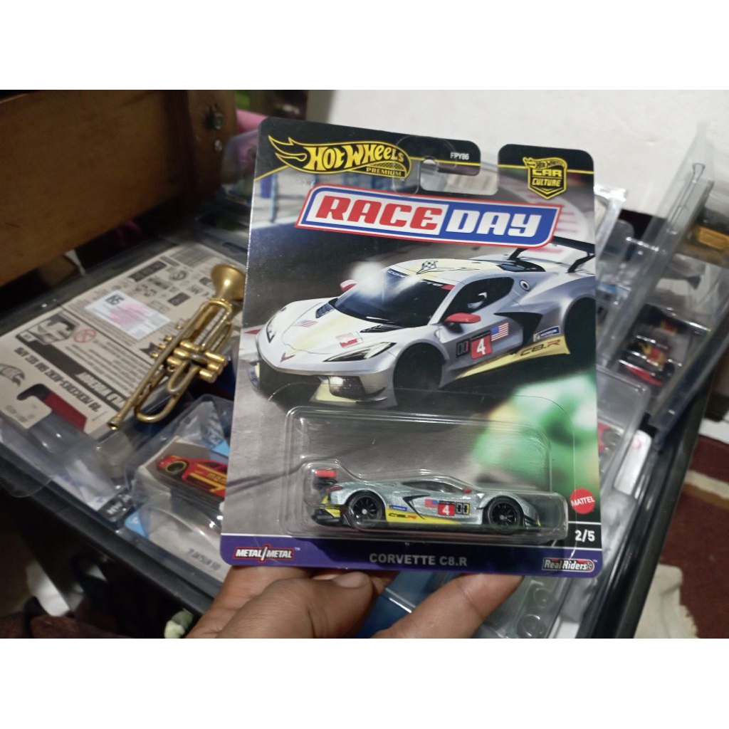 hotwheels premium corvette c8.r HOT WHEELS PREMIUM CORVETTE C8.R