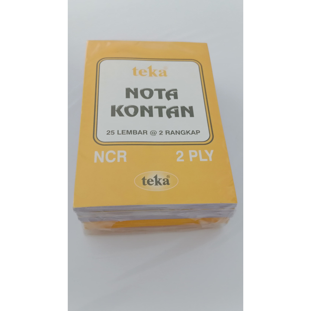 

Teka NCR Kontan 25 Lembar @ 2 Rangkap