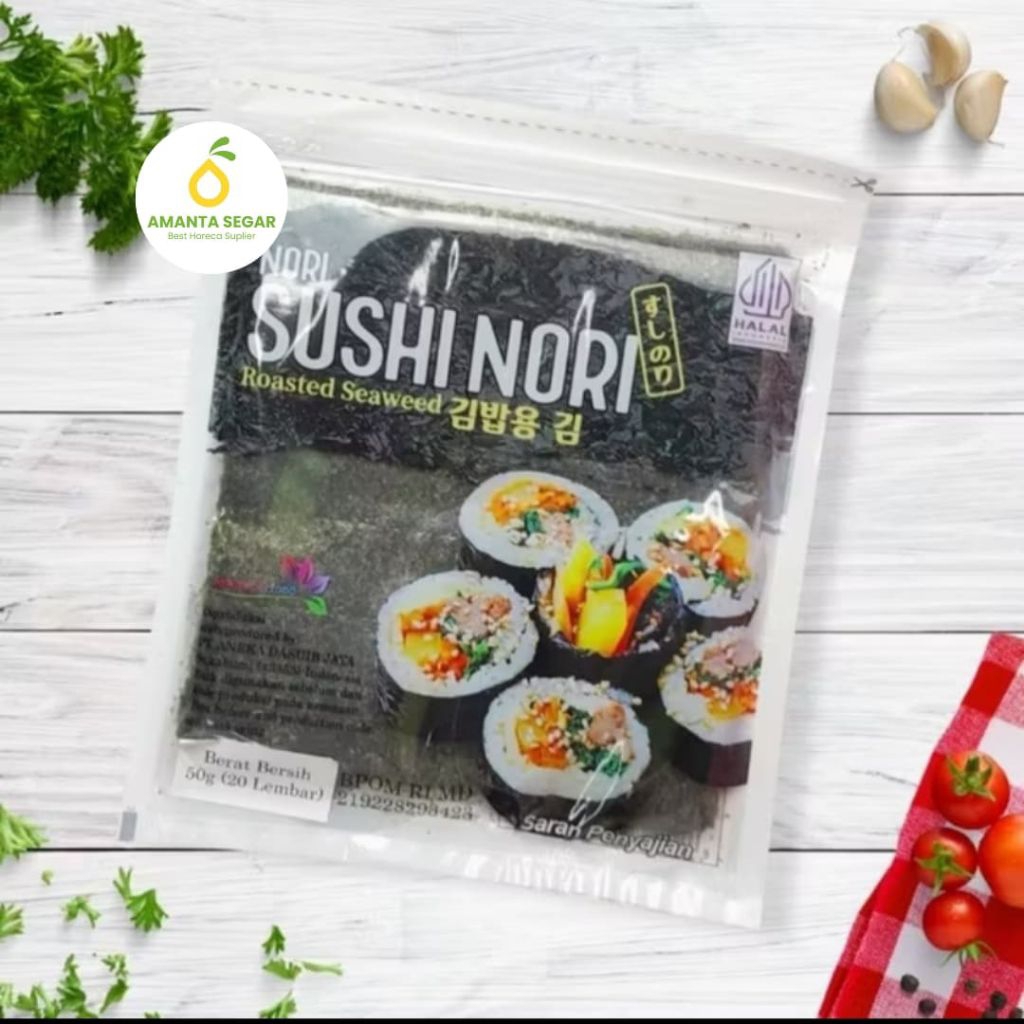 

Nori Sushi 10 - 20 Halal Roasted Seaweed Super Premium Nori Halal