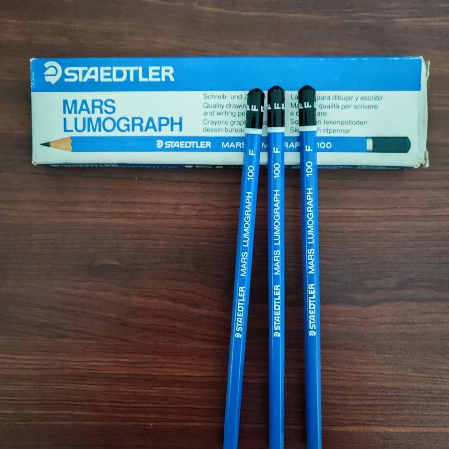 

PENCIL/PENSIL STAEDTLER MARS LUMOGRAPH 100, F, ORI GERMAN