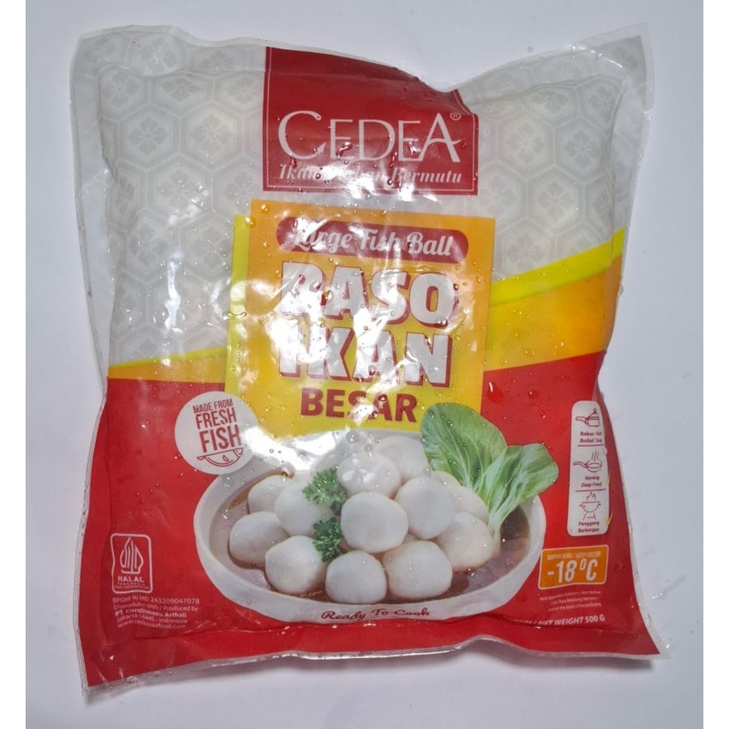 

Bakso Ikan Besar Cedea 500gr