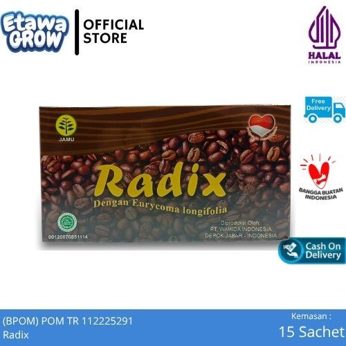 

Kopi Radix Herbal Alami Asli Wahida Original
