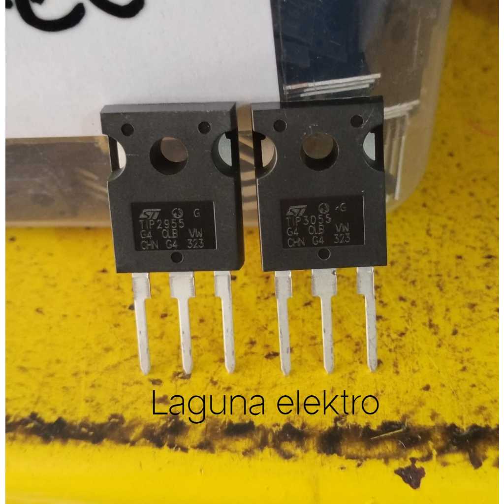 Transistor TIP 2955 + TIP 3055 ORIGINAL ST
