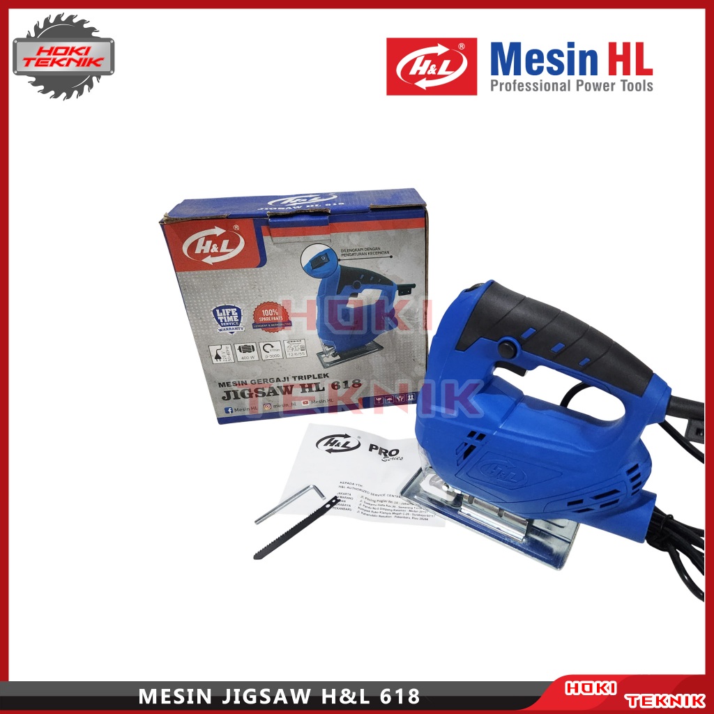 Mesin Gergaji triplek Jigsaw H&L PRO 618