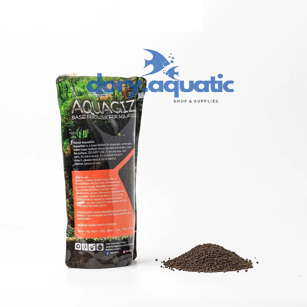 Pupuk dasar aquagizi aquariset pupuk dasar aquascape
