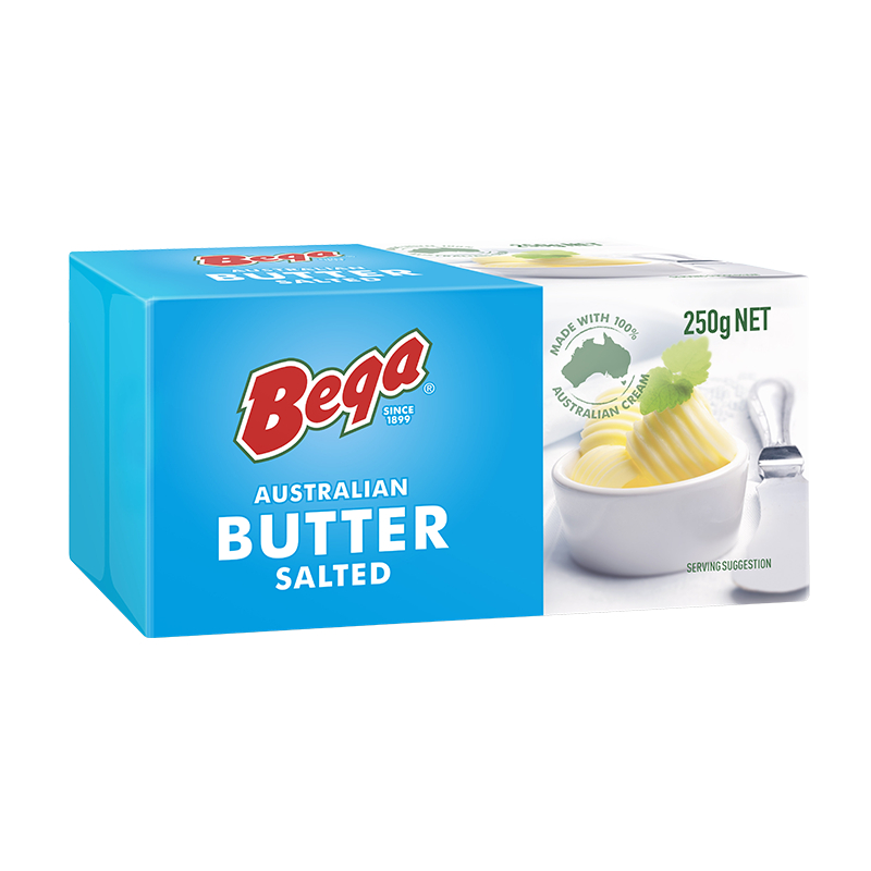 

[oddsolshop] pekanbaru/Bega Australian Salted Butter 250GR Mentega Asin Australia Balok Block
