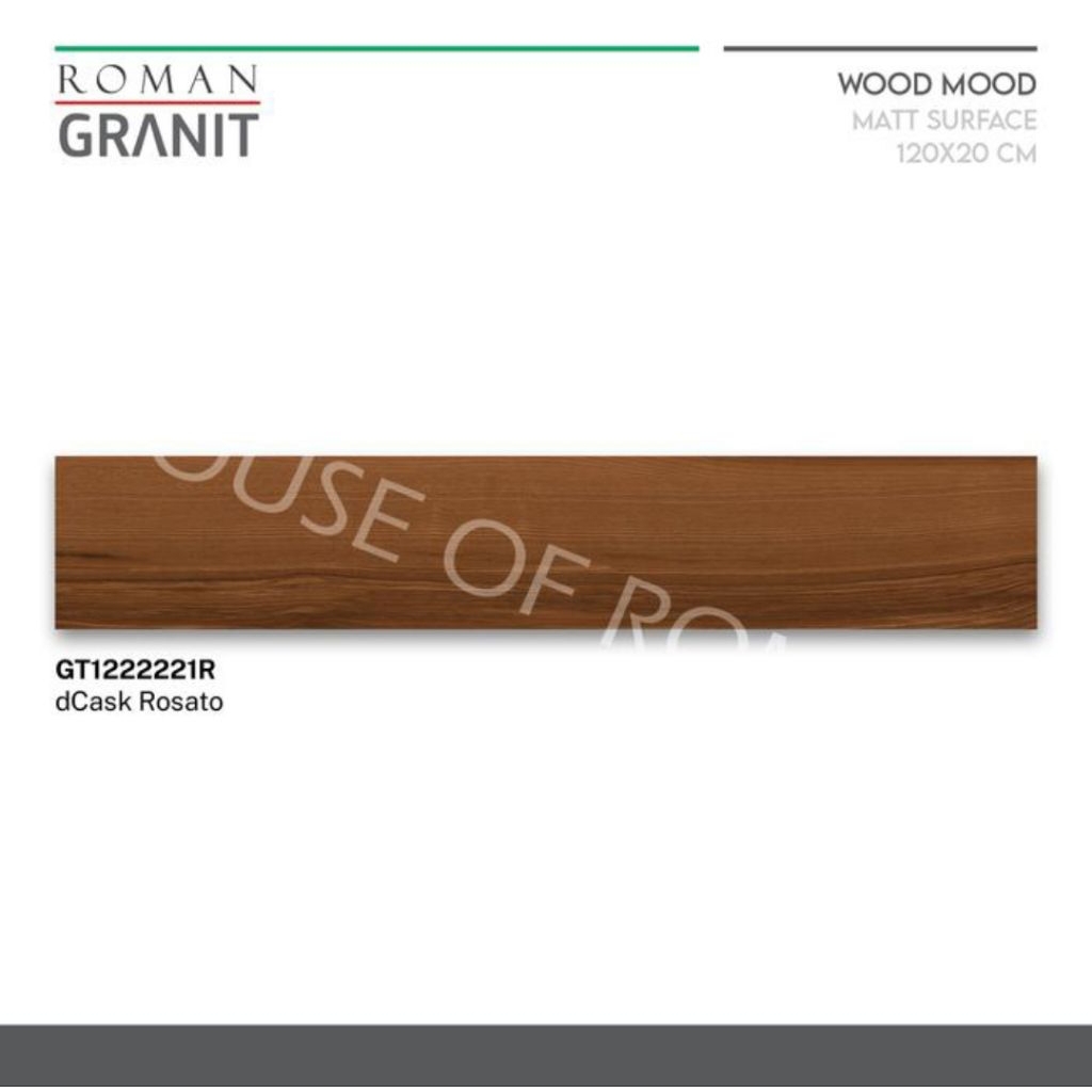 Roman Granit 120x20 GT1222221R dCask Rosato / granit kayu / granit roman murah / lantai kayu natural