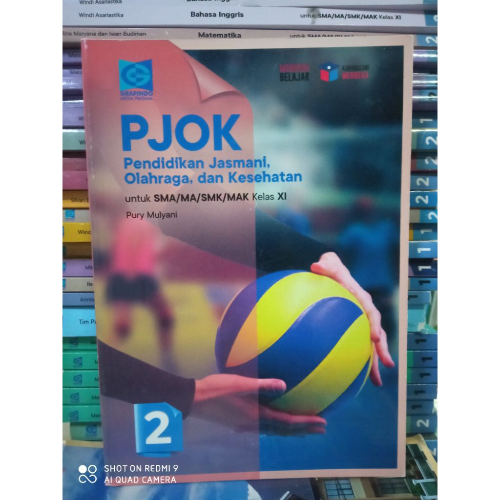 Buku PJOK pendidikan jasmani olahraga dan kesehatan untuk SMA kelas 11 kurikulum merdeka grafindo