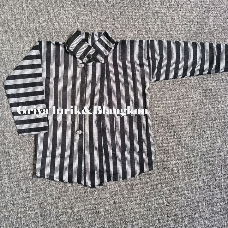 Baju Lurik Jawa Anak Usia 1 Tahun Sampai 12 tahun Sorjan Adat Solo Jogja Harga Grosir