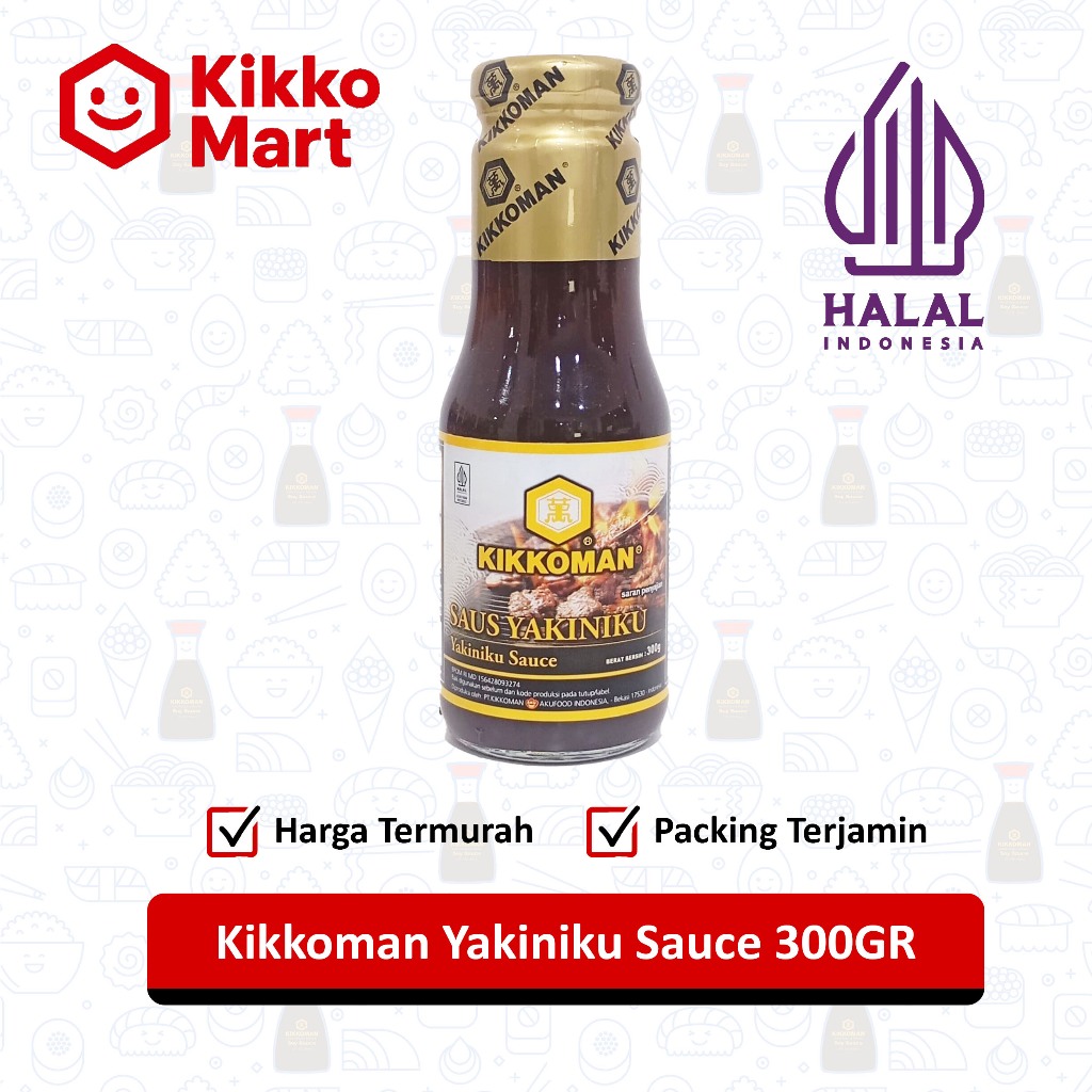 

Kikkoman Yakiniku Halal 300gr – Saus Daging Bakar Ala Jepang Siap Pakai – Cocok untuk Grill, BBQ, Rice Bowl, dan Tumisan Harian