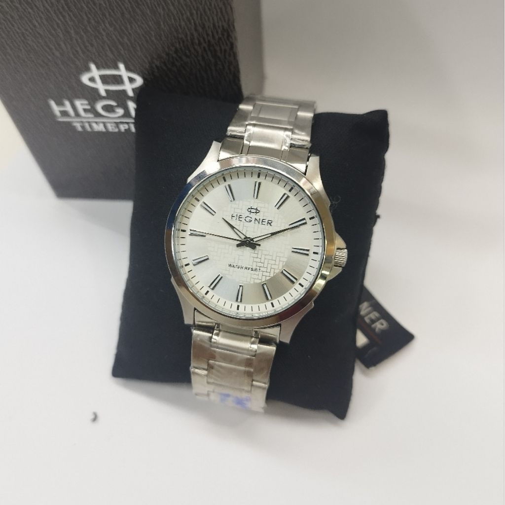 Hegner 3901 jam tangan pria casual formal elegant water resistant watches