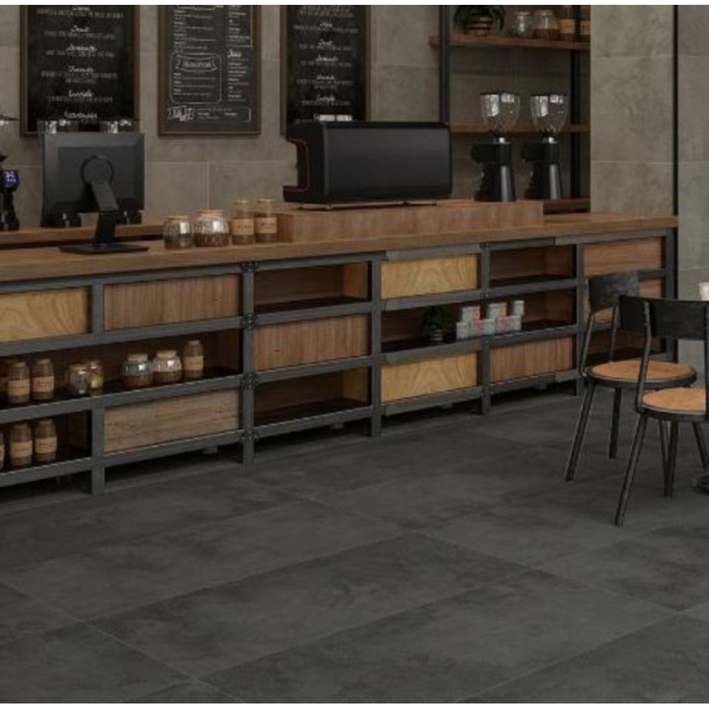 Roman Granit 120x60 GT1262004R - dConcreto Charcoal/ ROMAN GRANIT 120X60