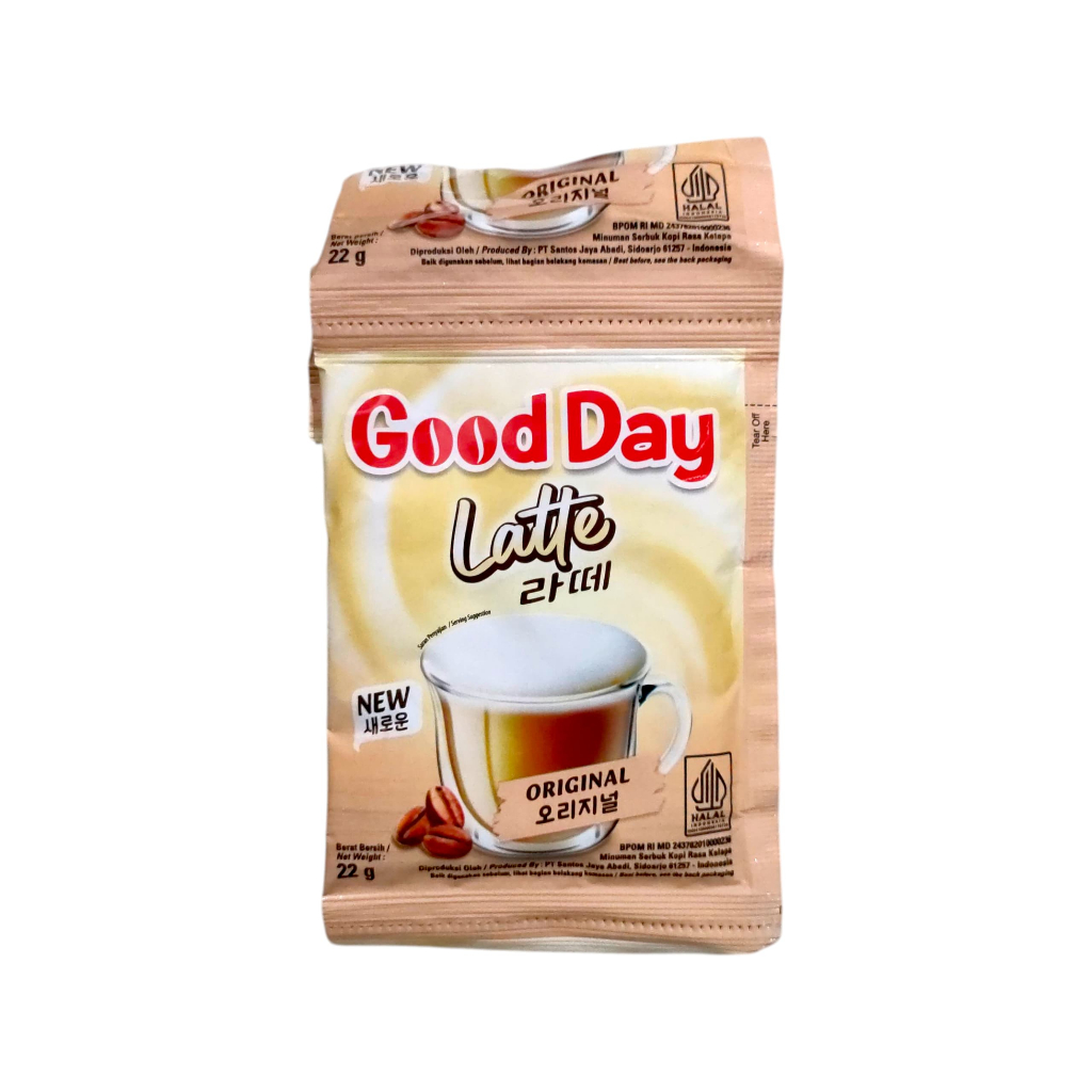

Kopi Good Day Korean 22gr - Renceng isi 10 Sachet - Instant Coffee