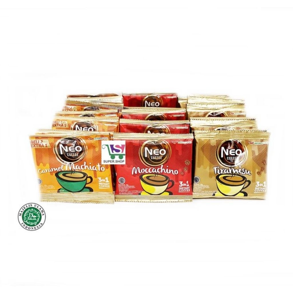 

Neo Coffee All Varian (1 renceng = 15 sachet)