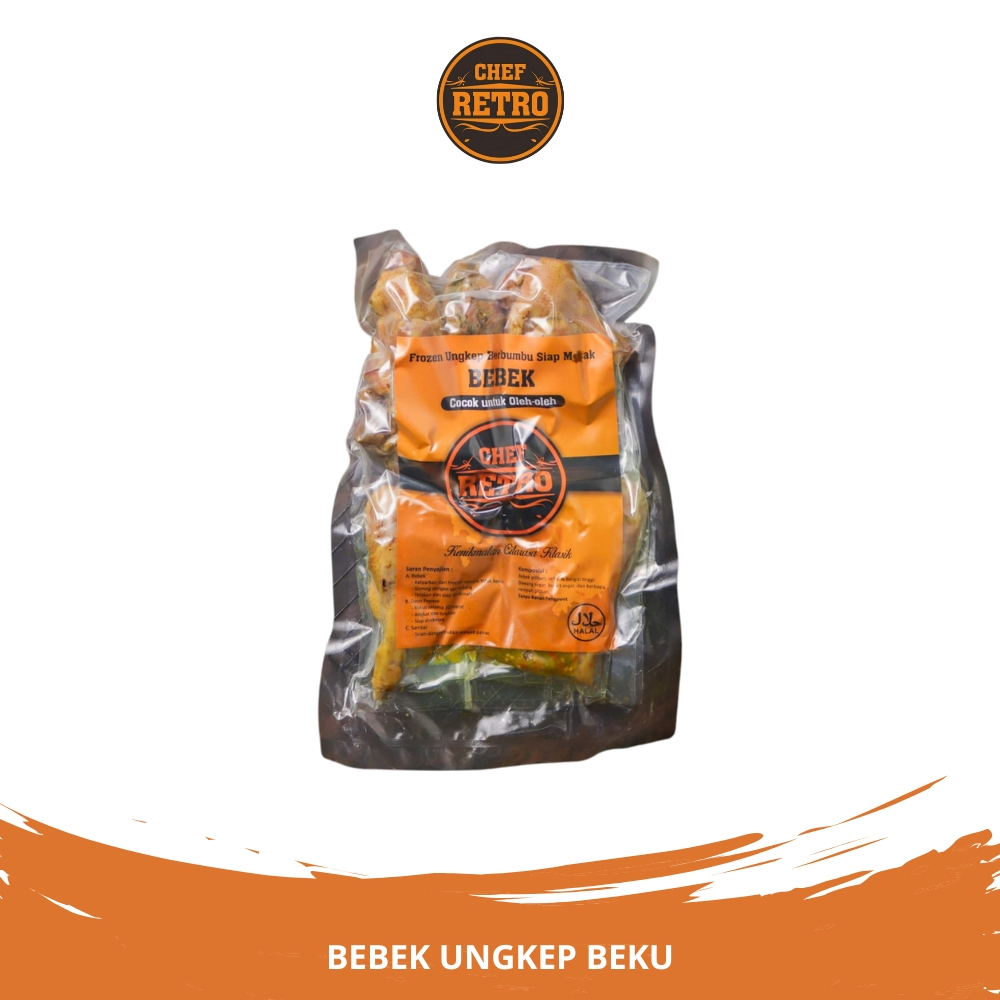 

CHEF RETRO - Bebek Ungkep Beku - 850gr
