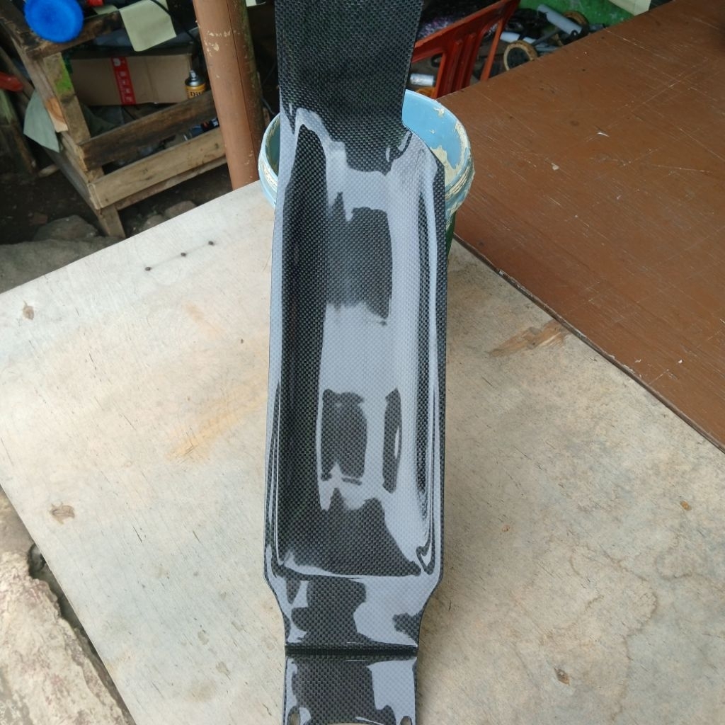 CARBON KEVLAR LAPIS PART ORI ATAS SPAKBOR KOLONG NINJA R