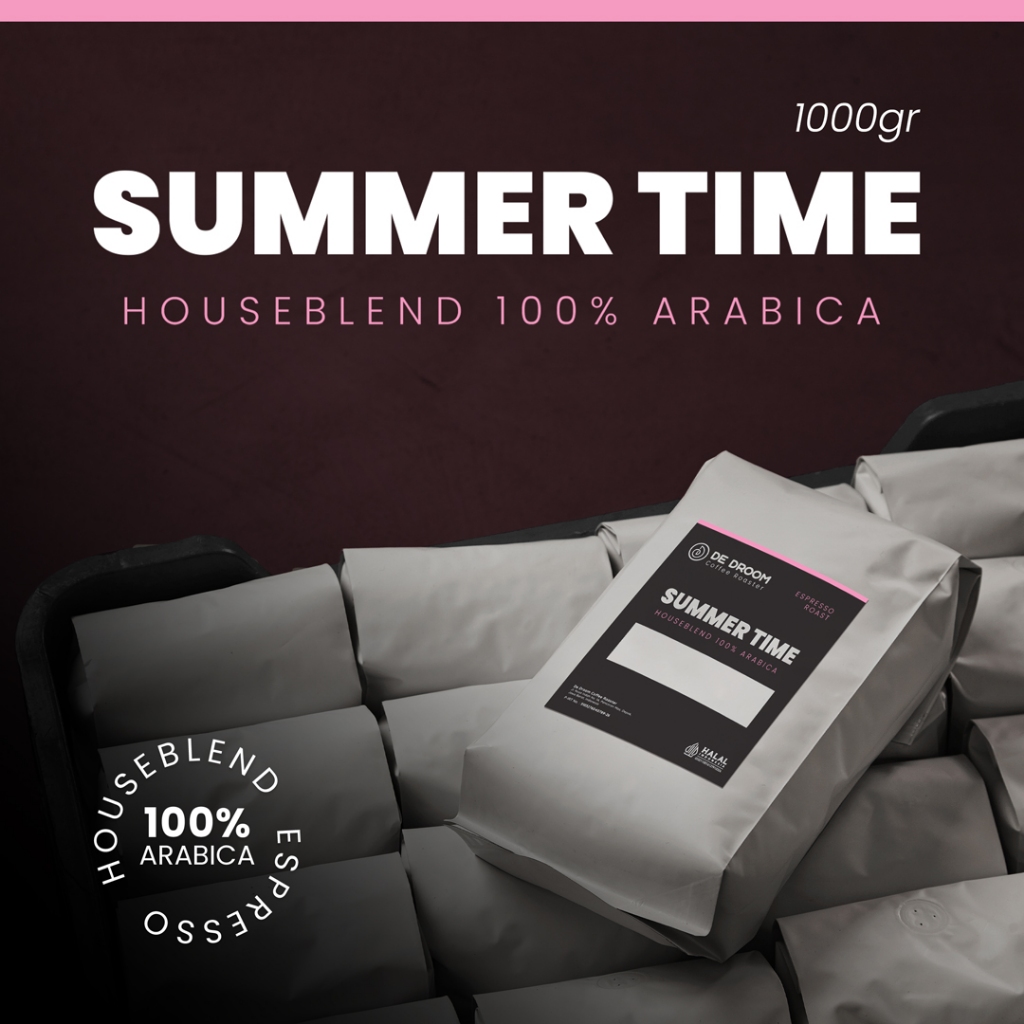 

De Droom - SUMMERTIME HOUSEBLEND - Biji Kopi Espresso Fruity Blend 100% Arabica