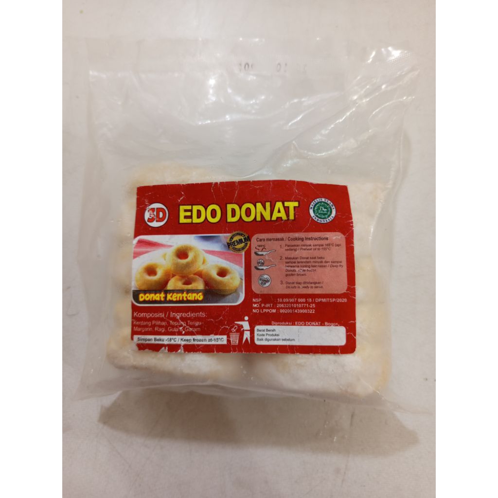 

EDO donat kentang jumbo isi 10