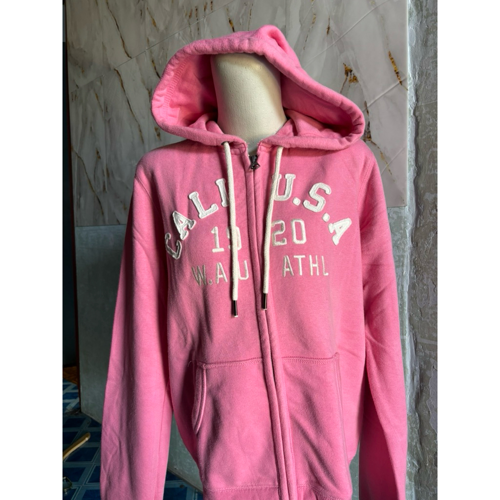 HOODIE ZIPPER WHO AU PINK