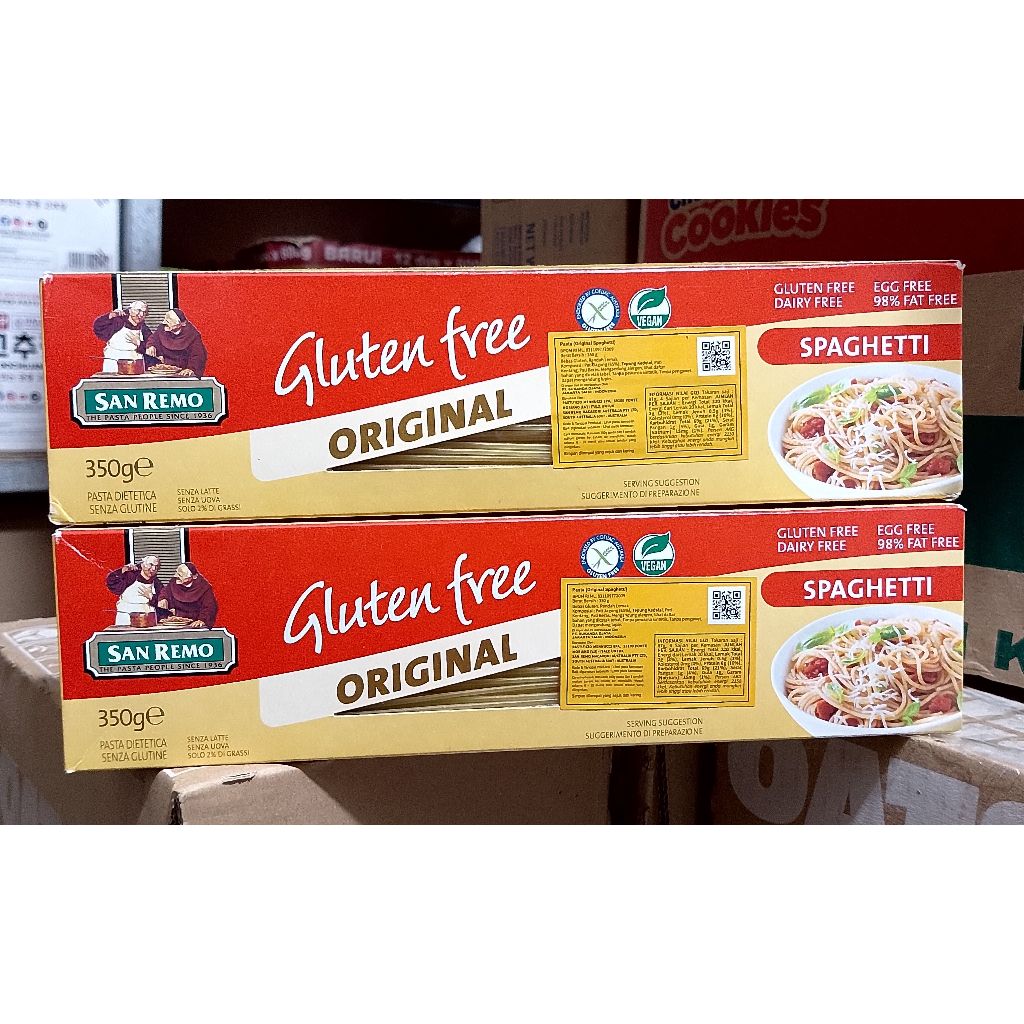 

SAN REMO GLUTEN FREE PASTA SPAGHETTI 350GR