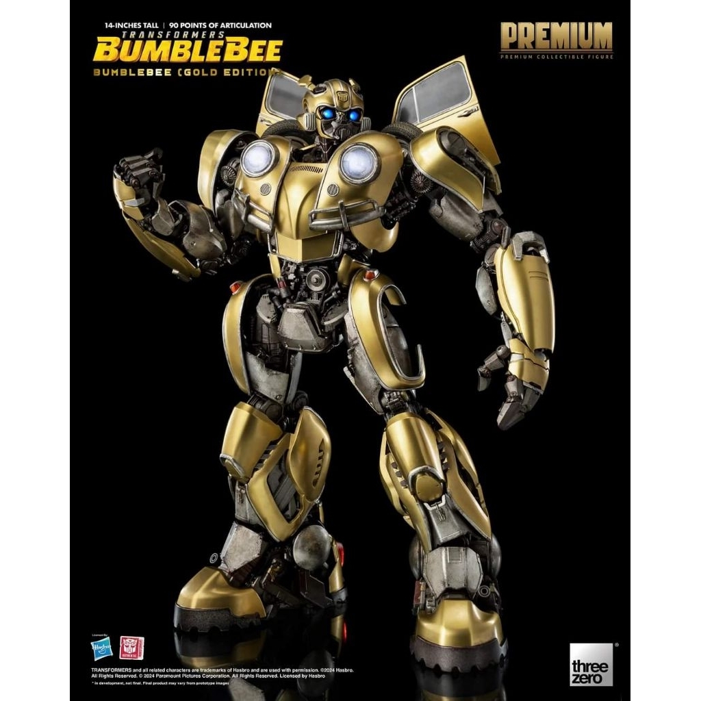 Threezero Premium Bumblebee Gold Misb