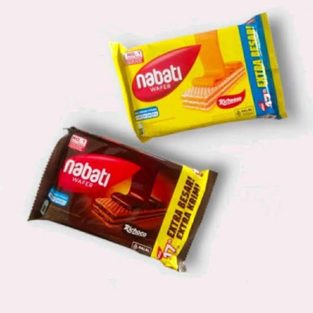 

Nabati wafer 2000 an coklat / keju 37gr x 5 pcs