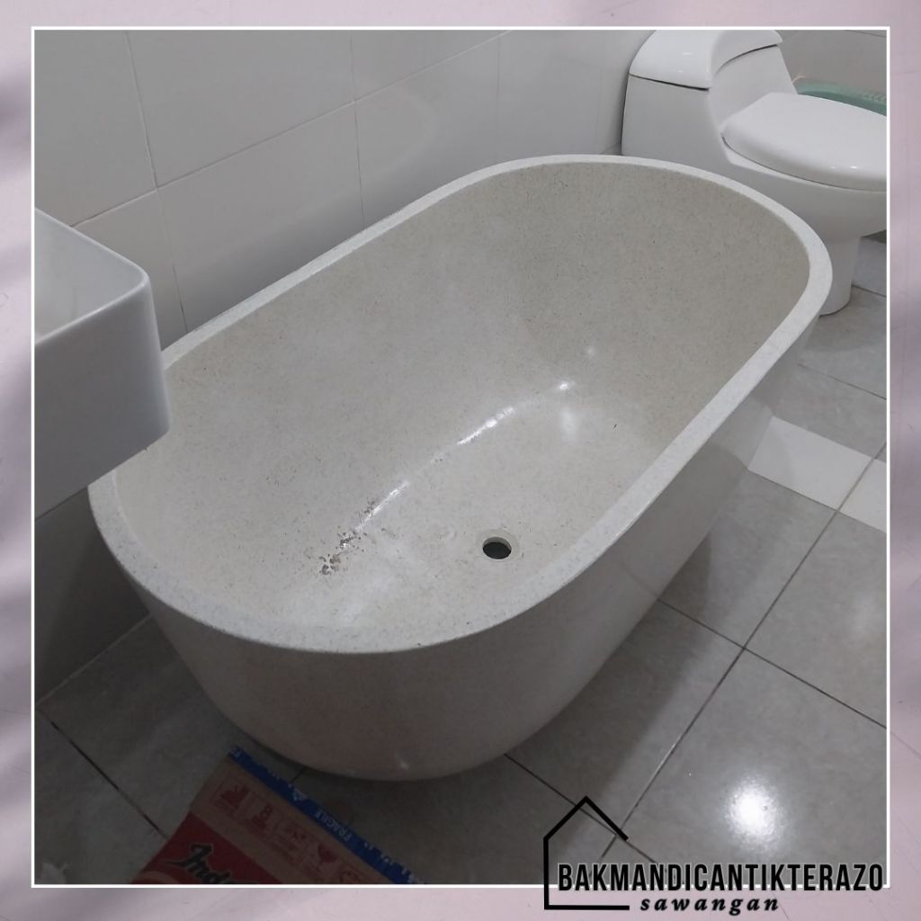 Bathtub Teraso Portable/ Bathtub Portable Tipe Oval