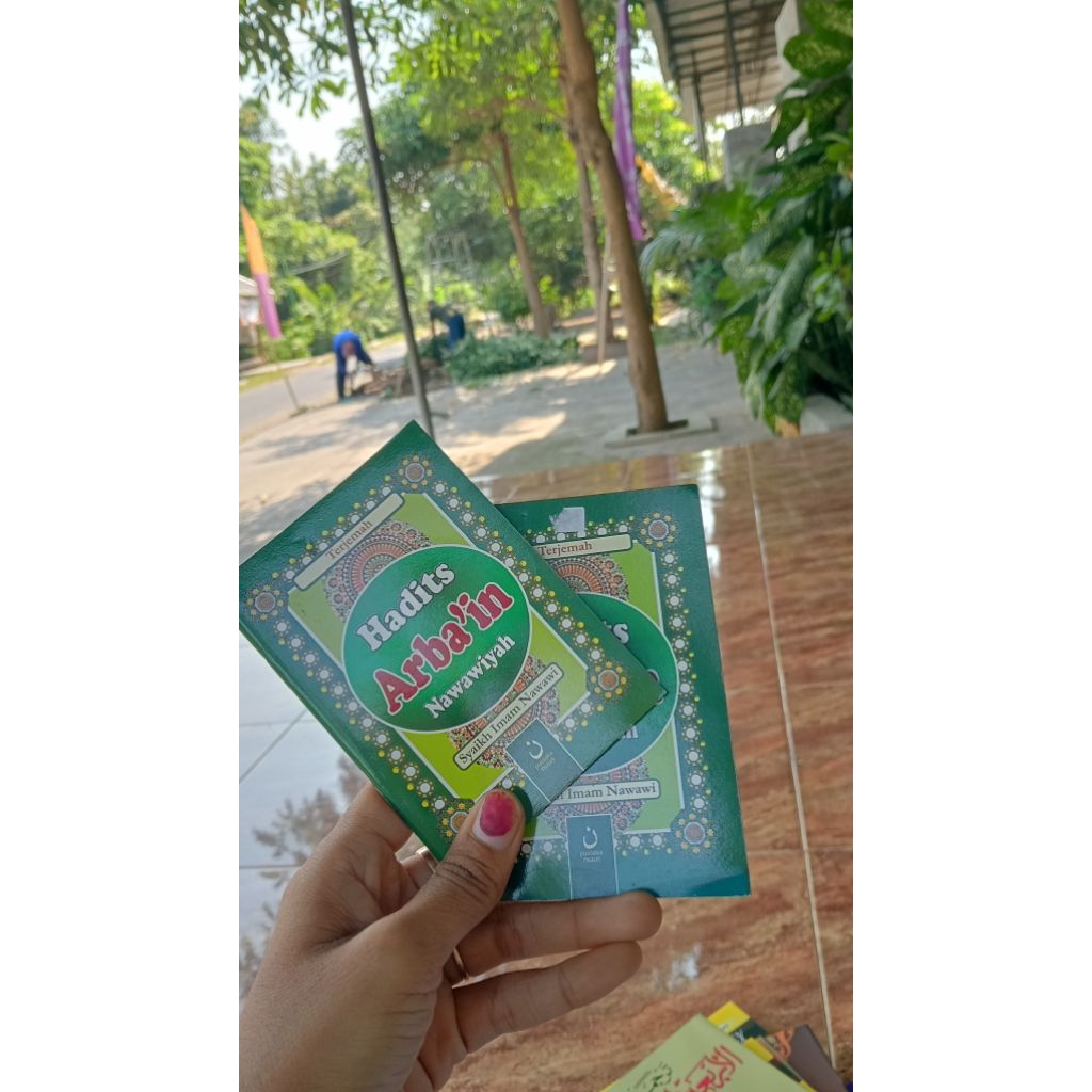 Kitab Hadits Arbain Nawawi Terjemah Arbain Nawawi ukuran Saku SoftCover