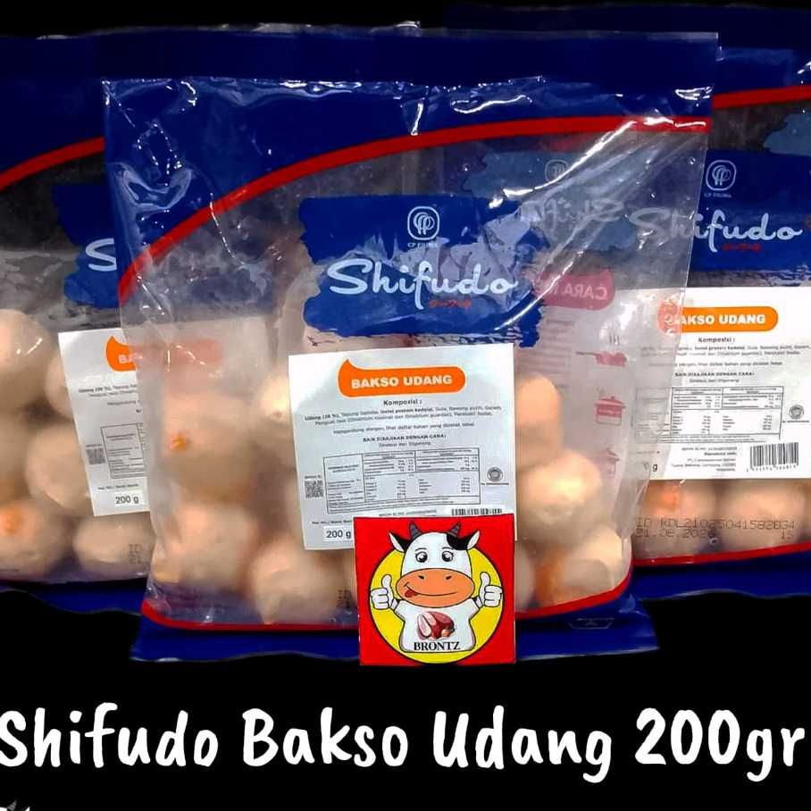 

SHIFUDO BAKSO IKAN DENGAN UDANG 200GR - FROZEN FOOD - BRONTZ JOGJA