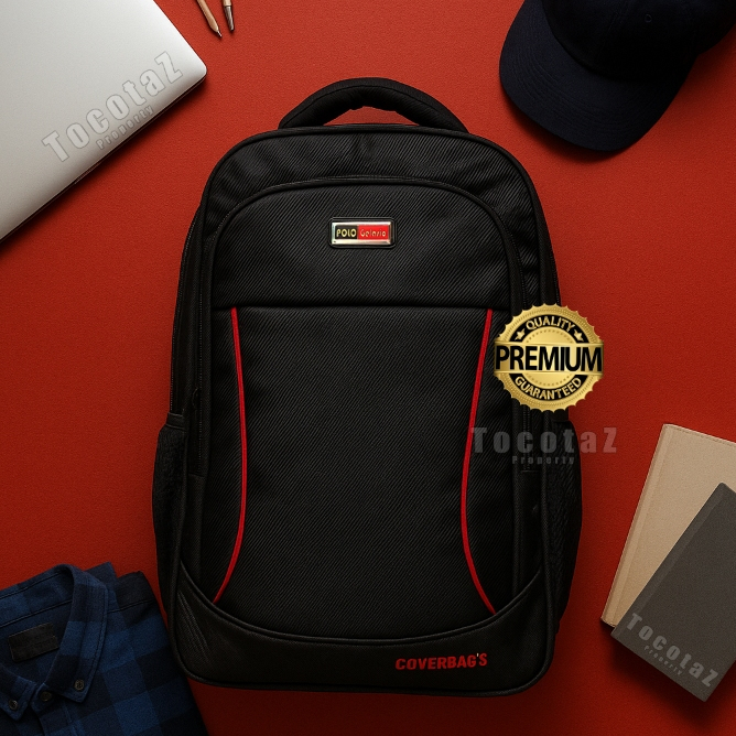 Tocotaz Tas Backpack Ransel Pria untuk Sekolah Tas Kuliah Tas Kerja Bahan Bagus Kuat Besar Dan Model