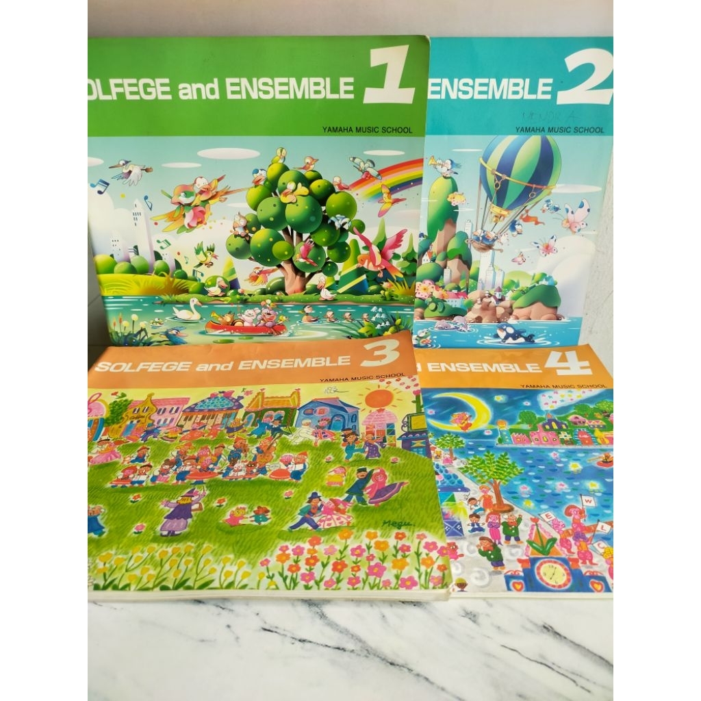 Buku Musik Yamaha Solfege and Esemble