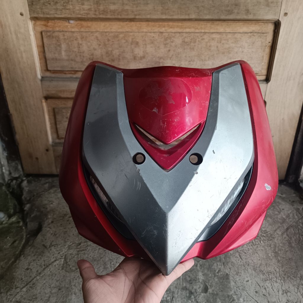 cover front top panel dasi tameng depan honda revo AT matic kwz original copotan motor