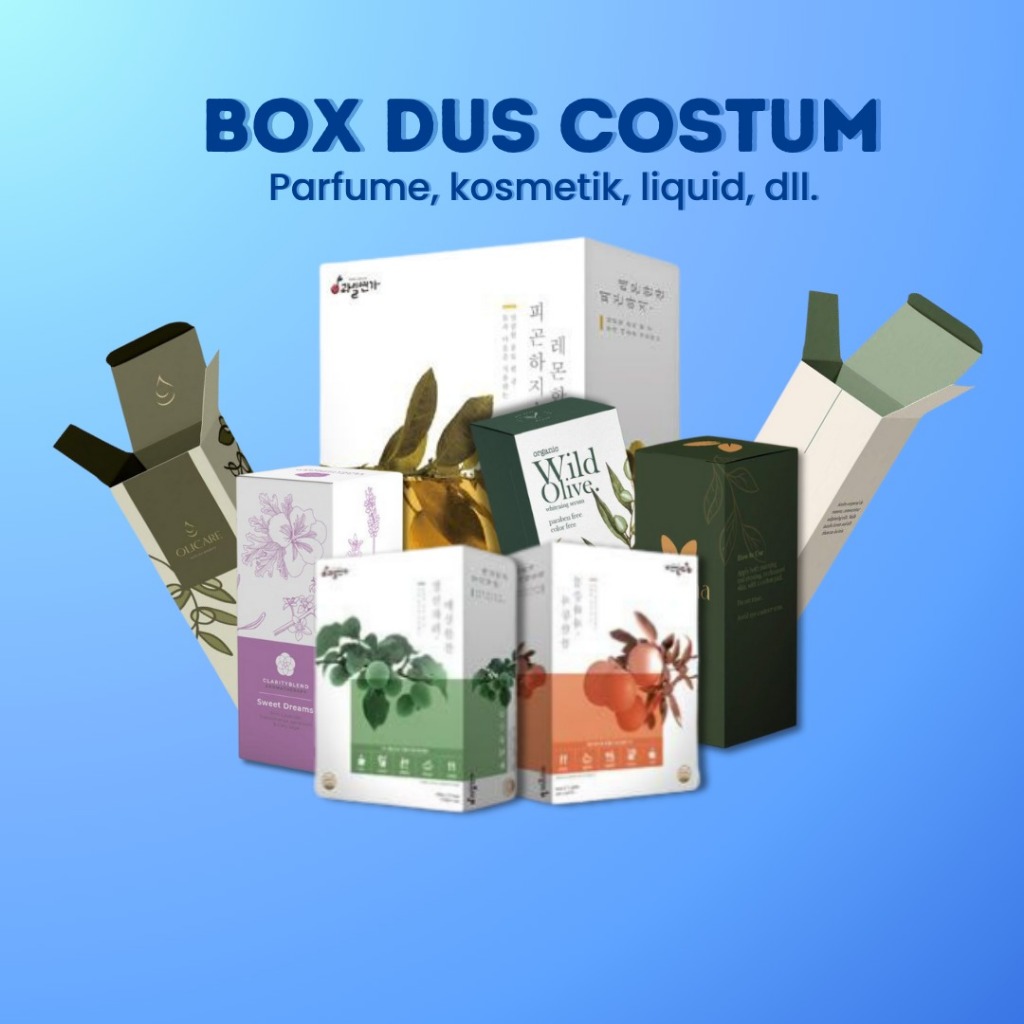 

Dus Box Packaging Custom Desain ~ Minimal Order 100 Pcs
