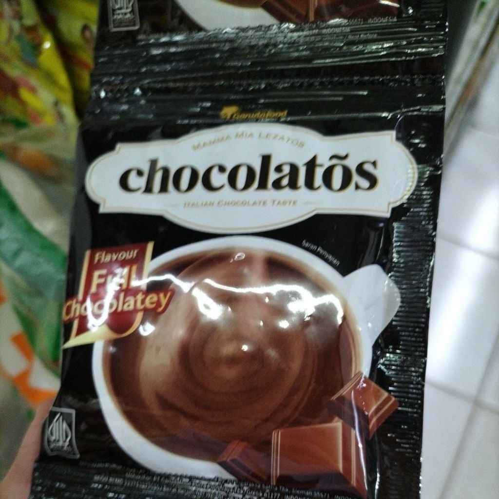 

chocolatos flavour full chocolate 37 gram serbuk /bubuk minuman coklat