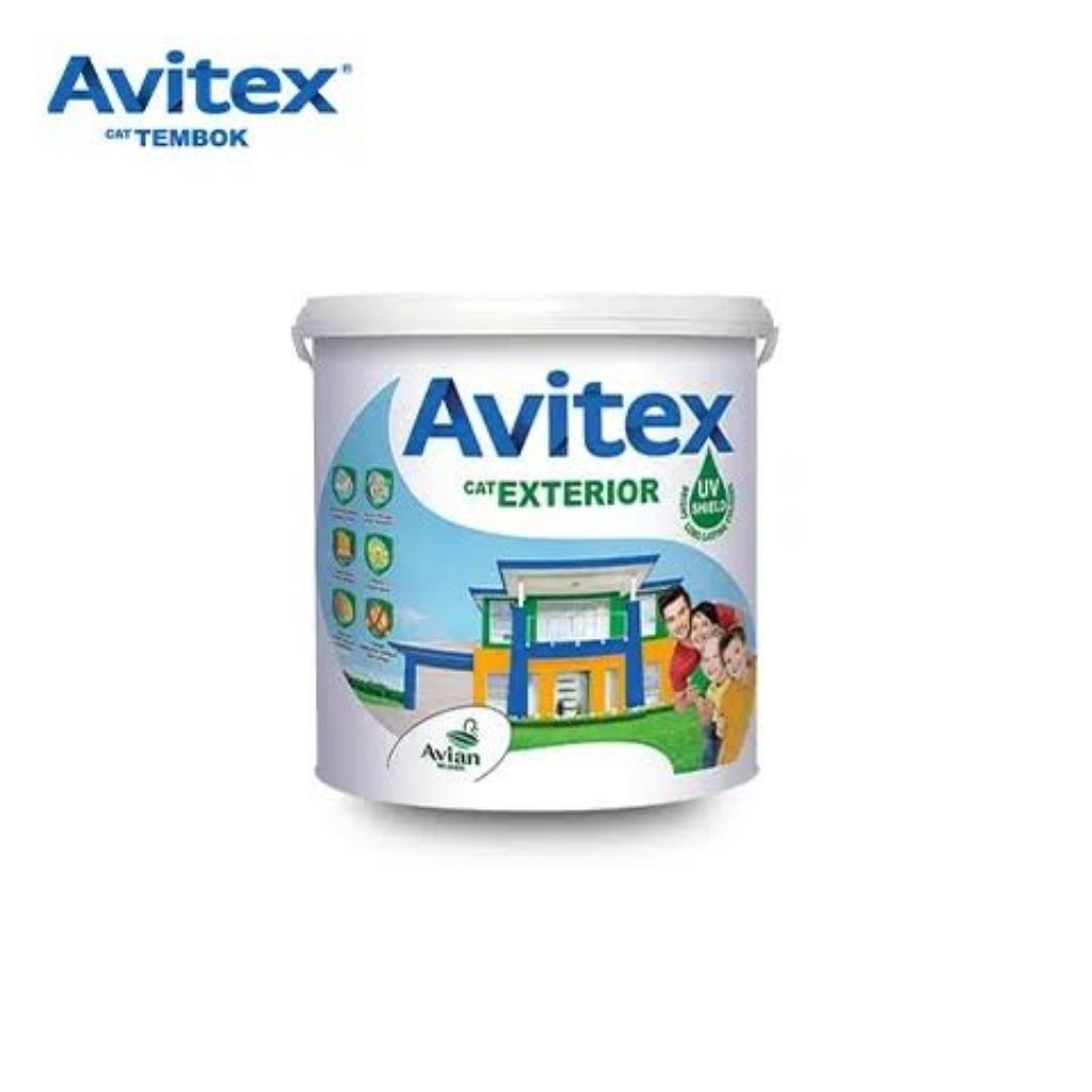 Cat Tembok Avitex Exterior 5 Kg Khusus Untuk Tembok Luar Termurah