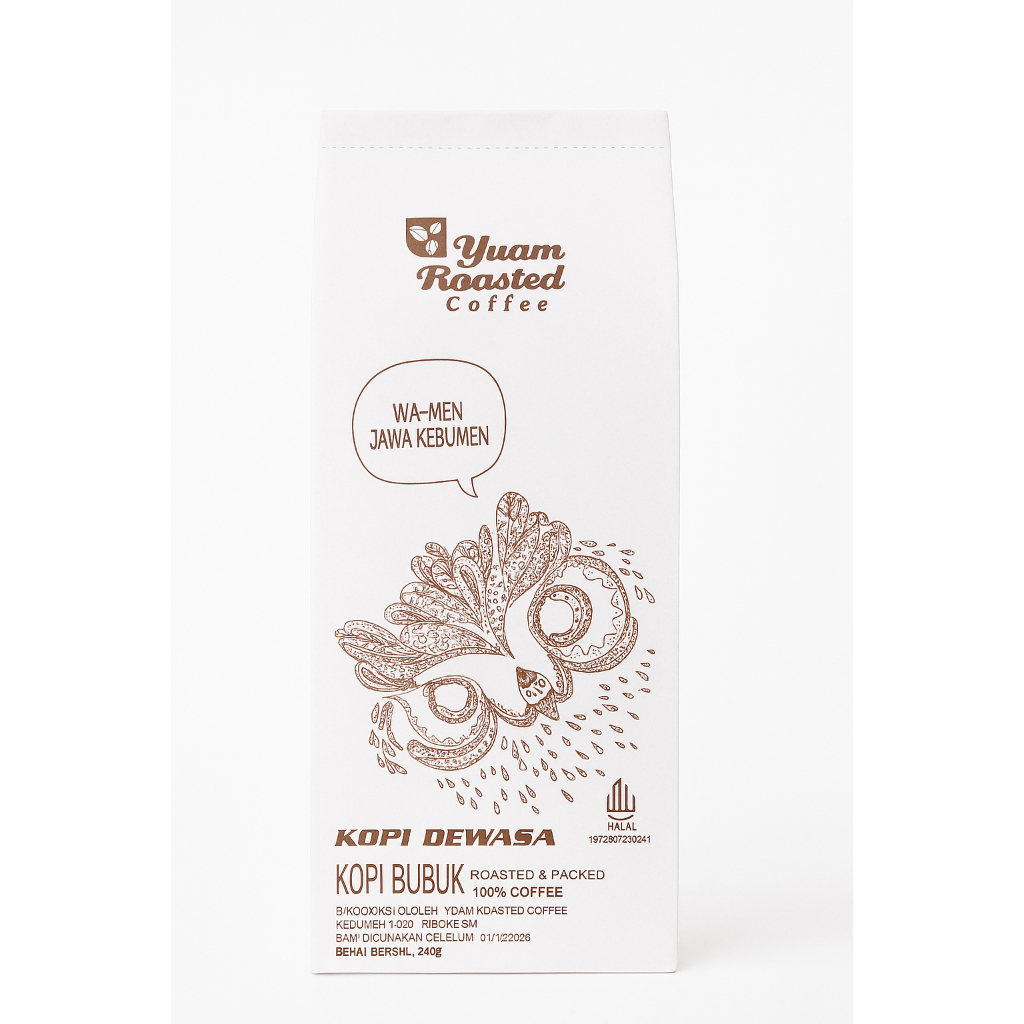 

Kopi Dewasa | Yuam Roasted Coffee WaMen | Kopi Rempah Pesisir