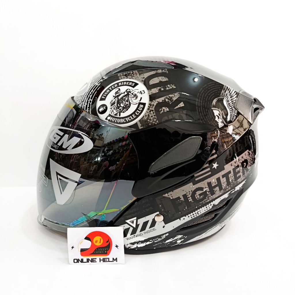 HELM GM FIGHTER MOTIF ORIGINAL 100%