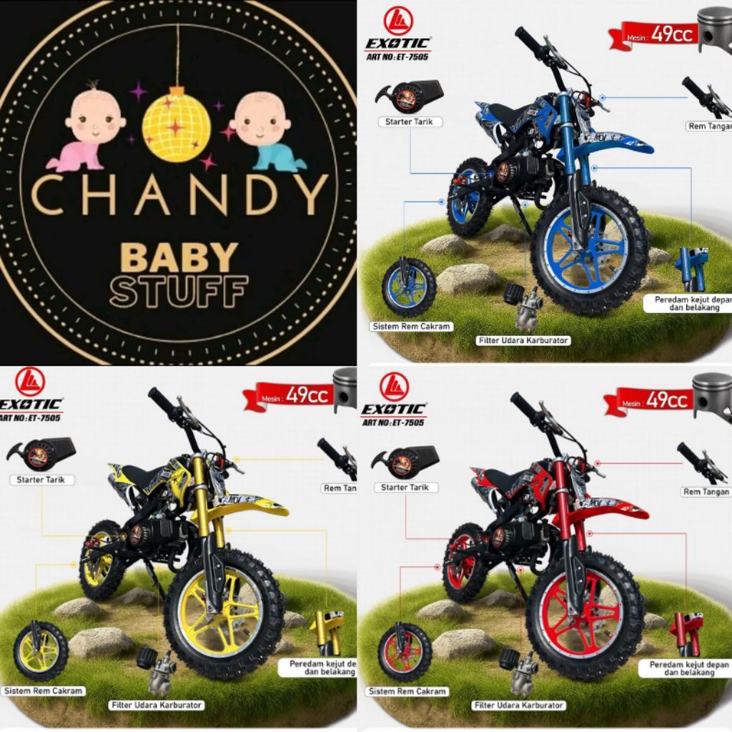 MOTOR TRAIL MINI EXOTIC ET - 7505 MINI TRAIL ANAK