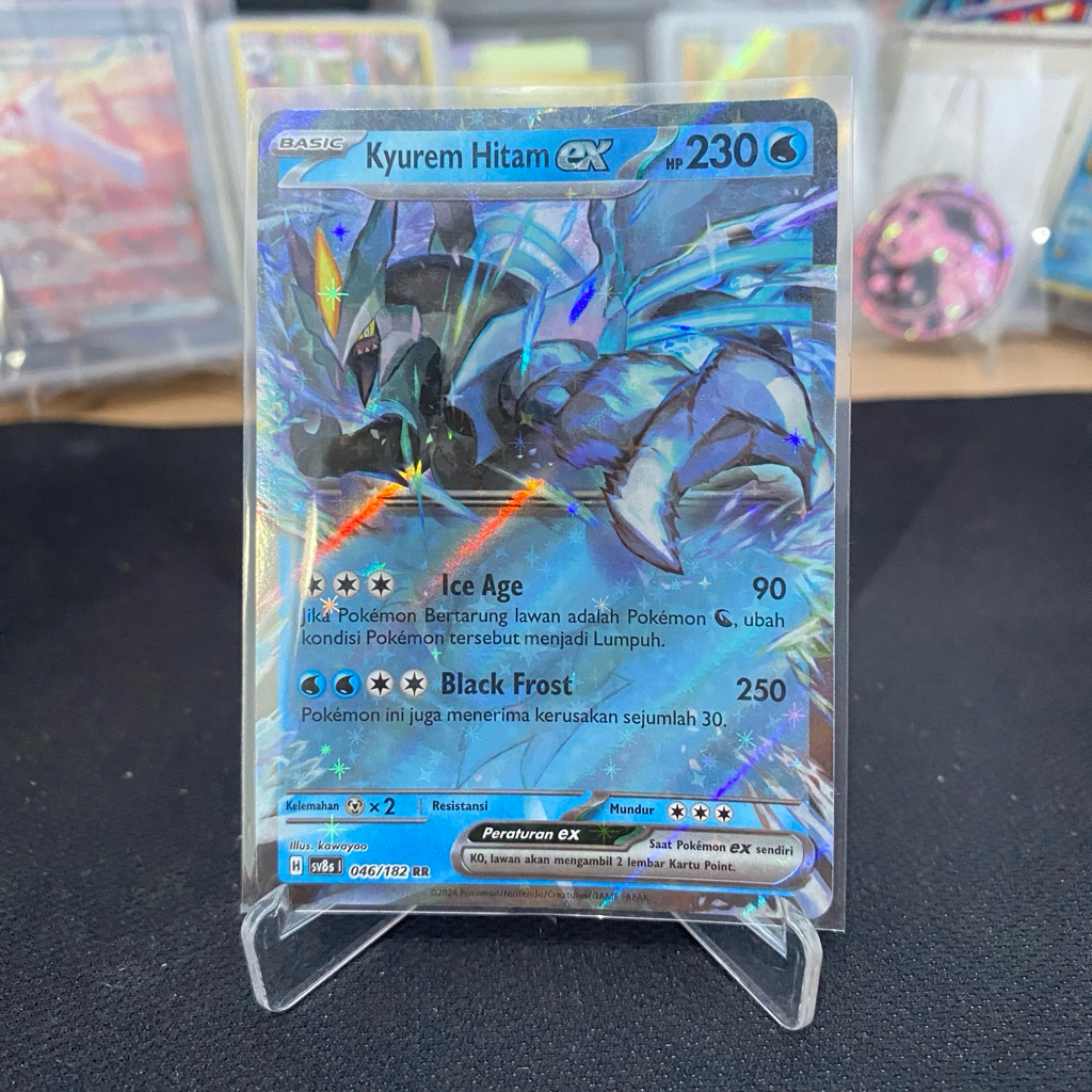 Kyurem Hitam EX 046/182 RR TCG Pokemon Indonesia