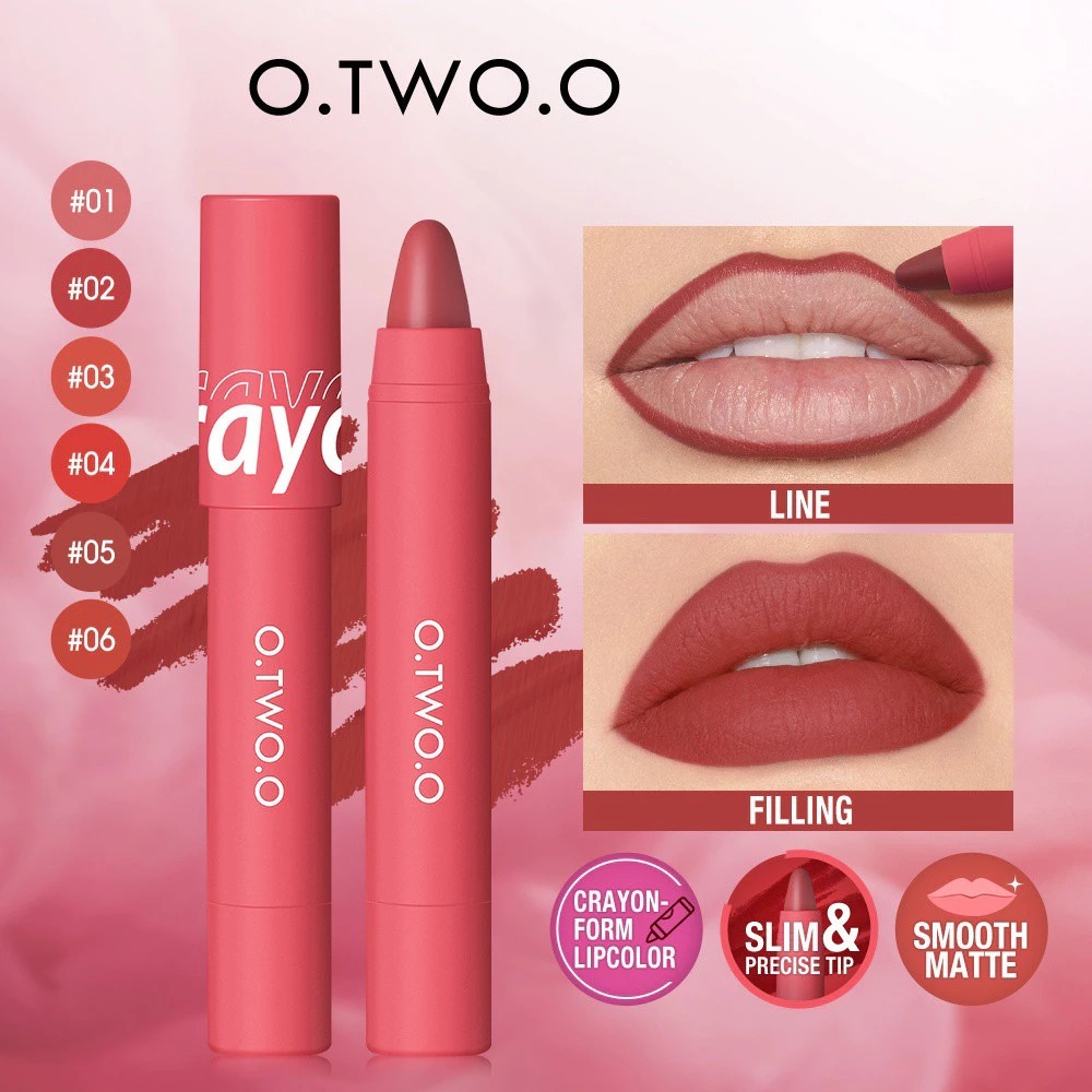 O.TWO.O Otwoo Velvet Matte Crayon Lipstik SC051