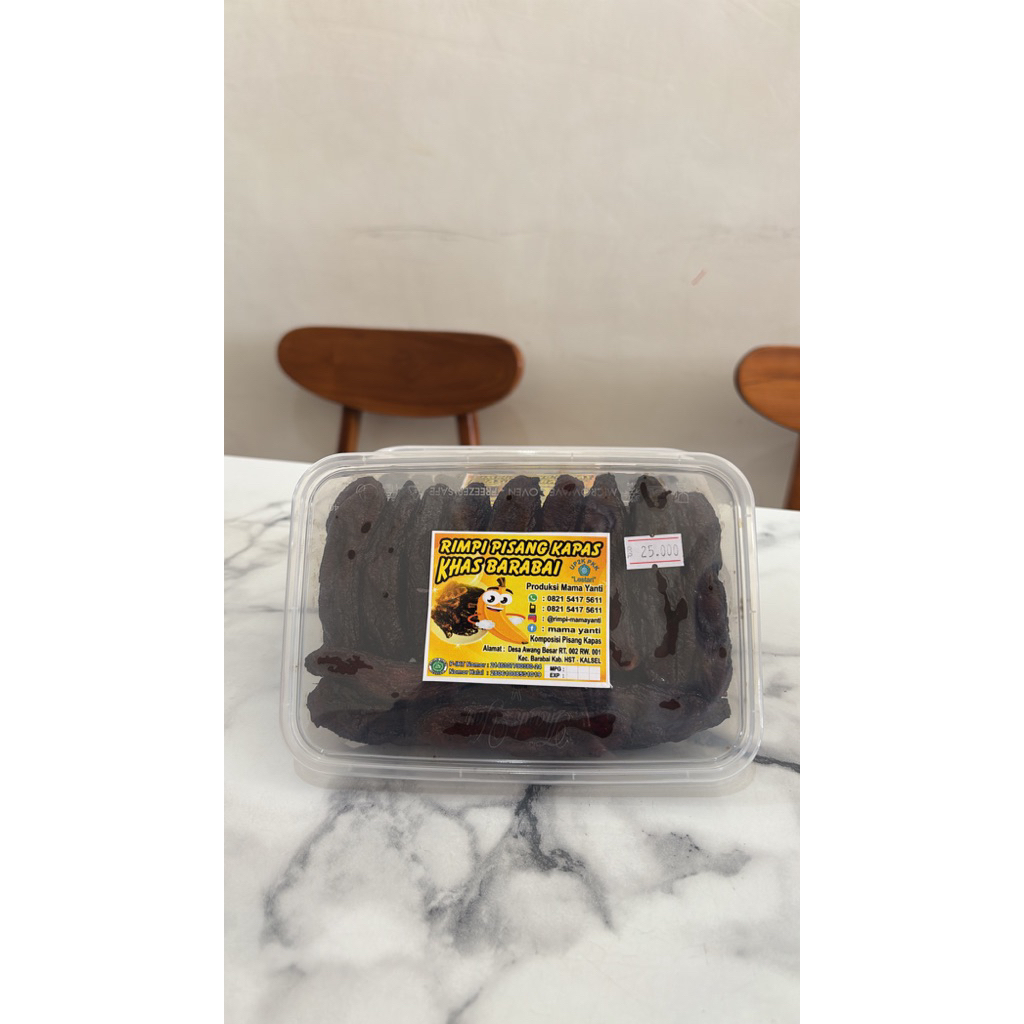 

rimpi pisang kapas khas barabai