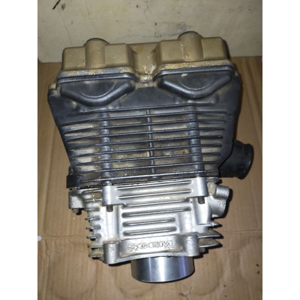 Block blok cylinder kop head boring kop full set suzuki satria FU 150 old karbu satria fu original c