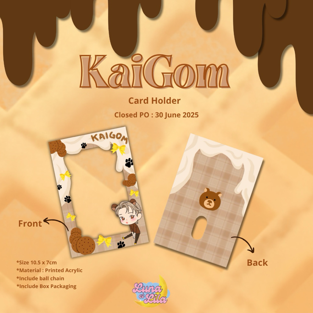 CARD HOLDER AKRILIK EXO KAI - CAHOL EXO KAI